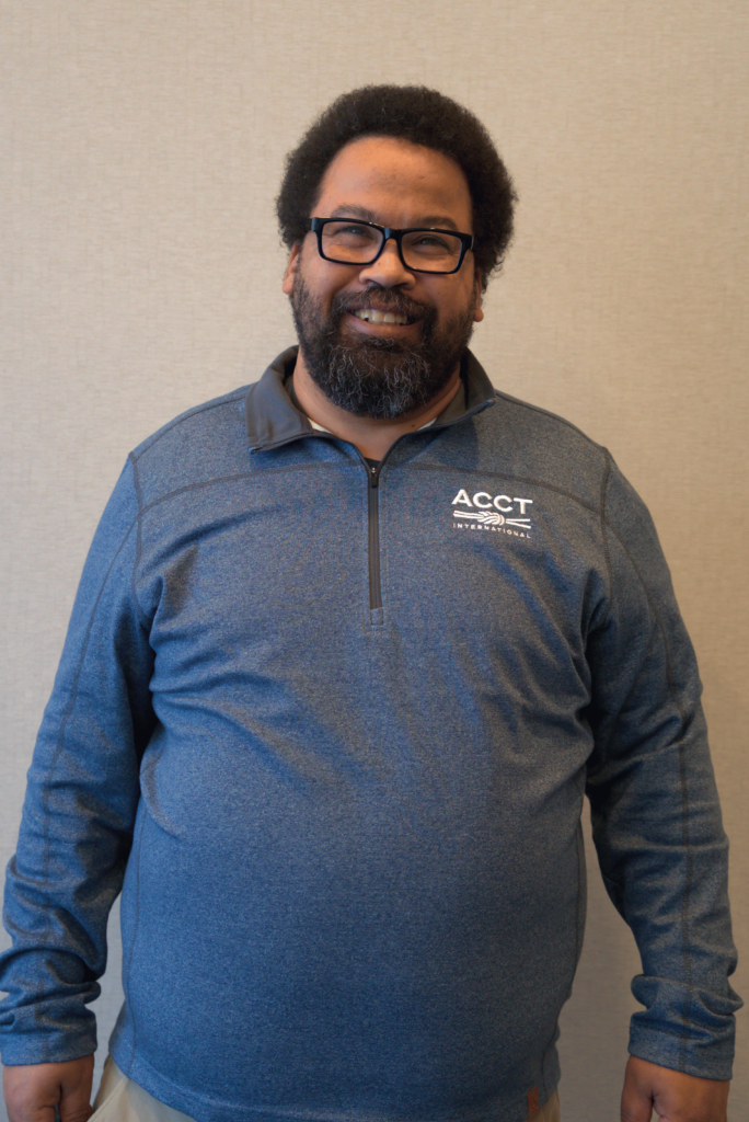 Conference Work Group member, Paul Bland, is captured in a headshot before the official kickoff of the 2025 ACCT conference and exposition.