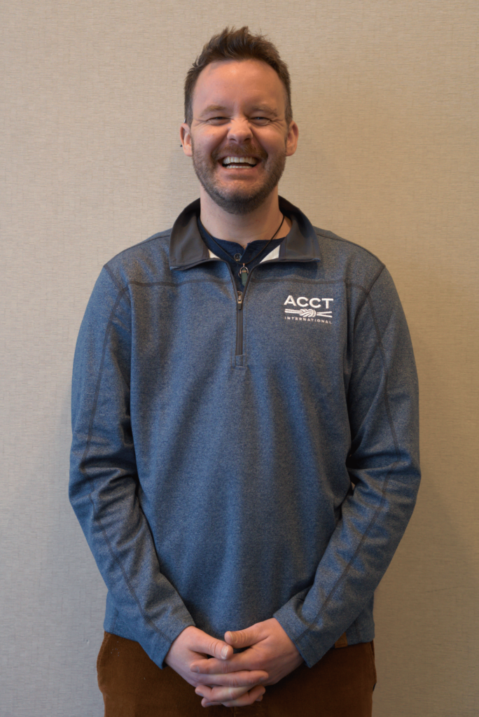 Conference Work Group member, Billy Hager-DeMyer, is captured in a headshot before the official kickoff of the 2025 ACCT conference and exposition.