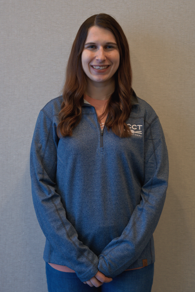 Conference Work Group member, Courtney Terilli, is captured in a headshot before the official kickoff of the 2025 ACCT conference and exposition.