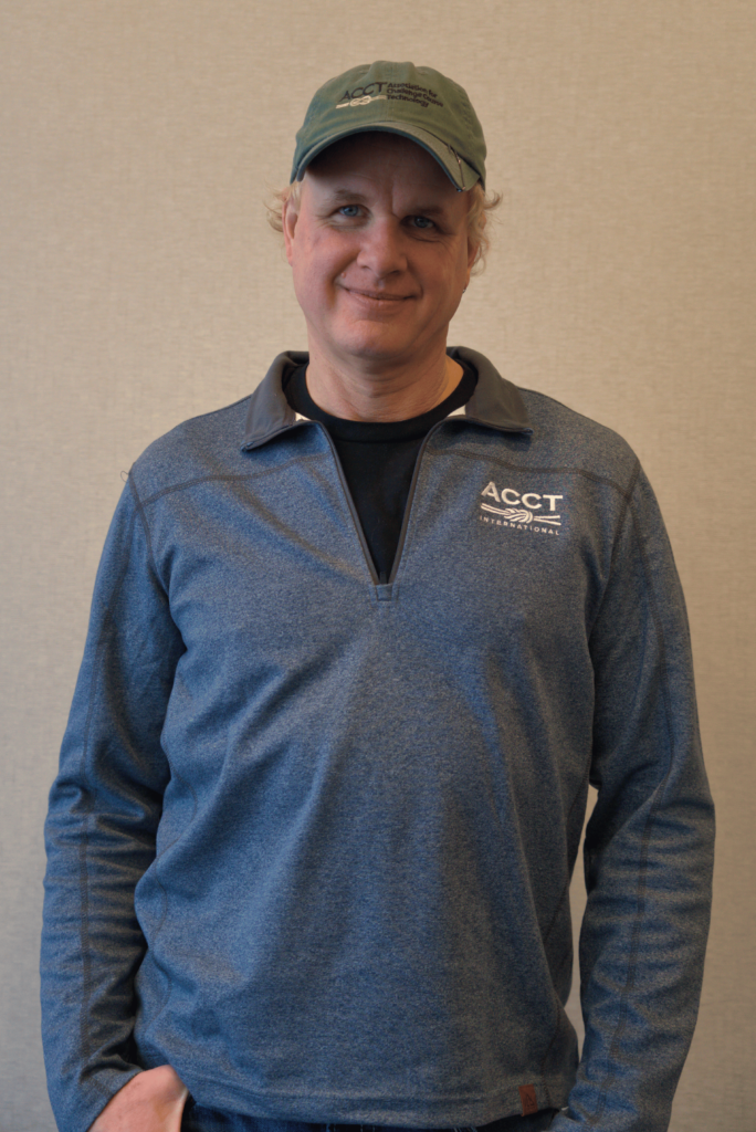 Conference Work Group member, Mark Zmudy, is captured in a headshot before the official kickoff of the 2025 ACCT conference and exposition.